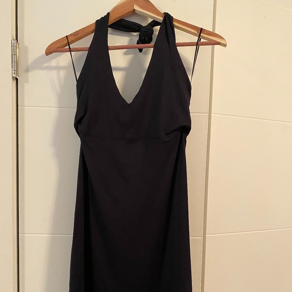 Fig Halter dress size Large Black